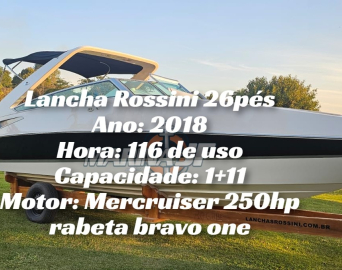 Lancha Rossini 26pés